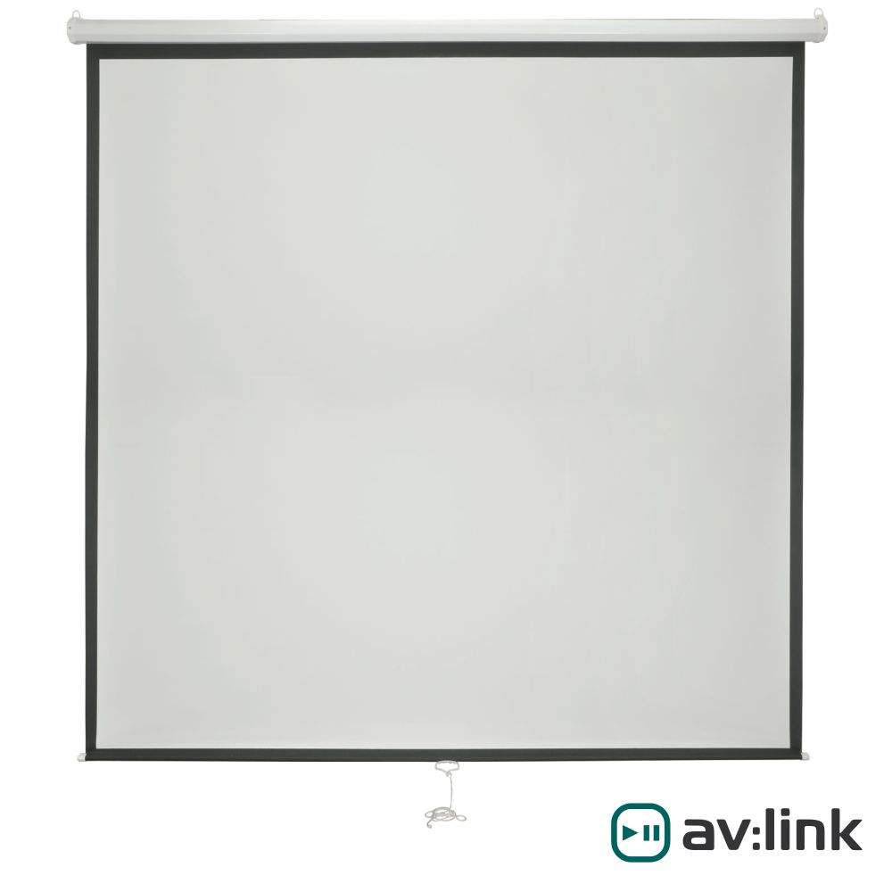 AV:LINK Tela Projeção Manual 84" 1:1