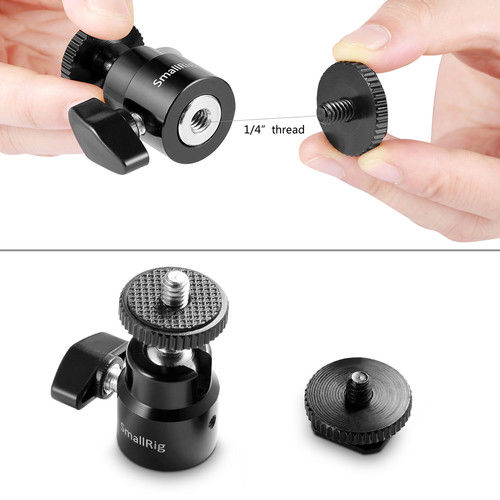 Miniatura: SmallRig 2059 1/4Cam.Hot Shoe Mount W/Addit 1/4SC