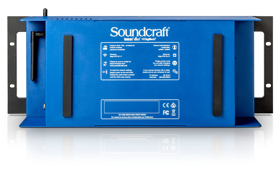 Miniatura: Soundcraft Ui24R Mesa de Mistura Digital de 24 canais e Wi-Fi
