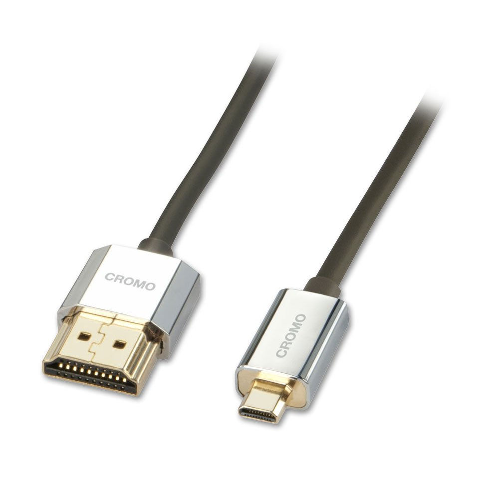 Cabo Cromo HDMI para Ethernet