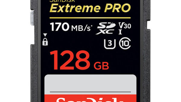 Sandisk Extreme Pro SDXC 128GB 170MB/s V30 UHS-1