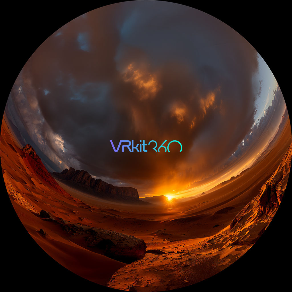 Sahara desert 8K Fisheye
