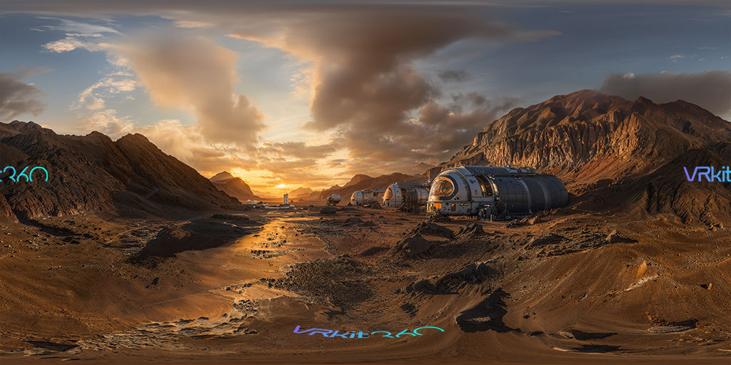 ExoPlanet colonization concept v6 8K VR
