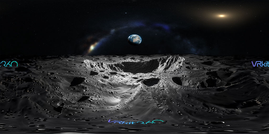 lunar landscape  v2 8K VR