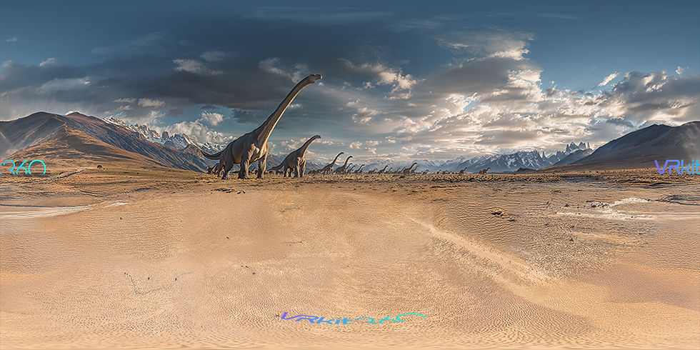 Mega monsters herd 8K VR