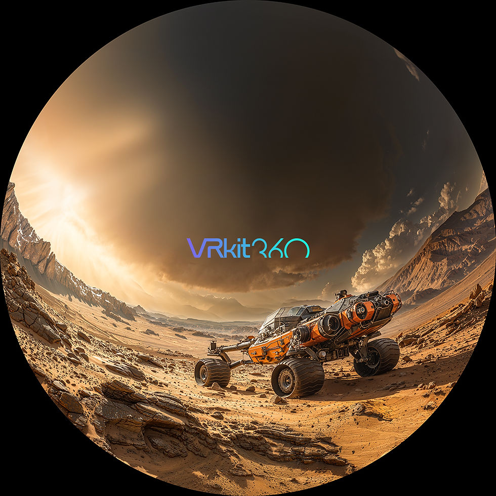 Mars rover 2 8K Fisheye