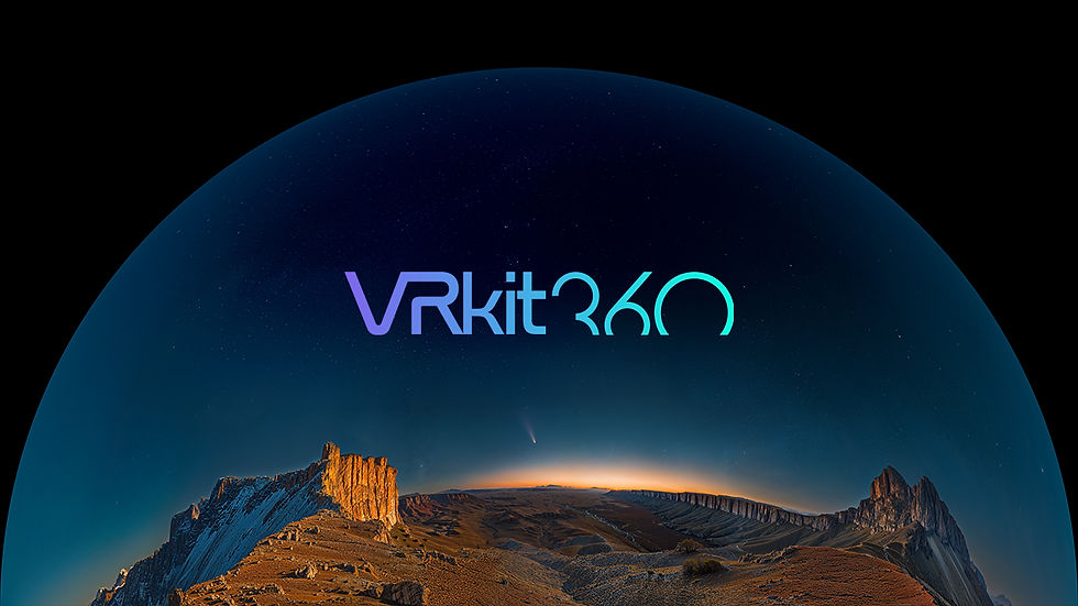 Comet over high valleys v1 4K Spherical Mirror