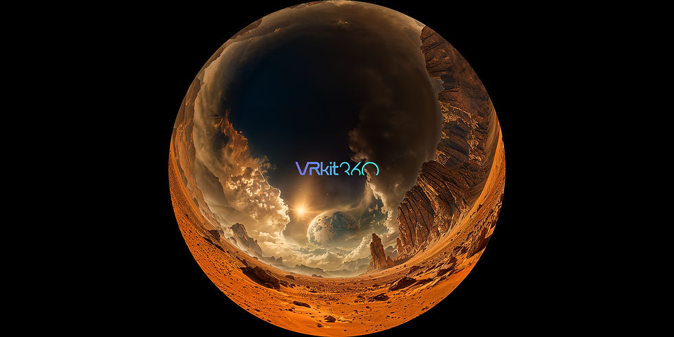 Alien landscape v4 8K Fisheye