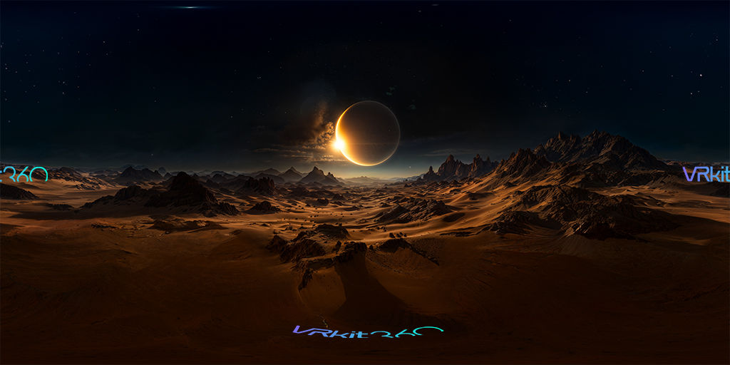 Alien Planet eclipse 8K VR