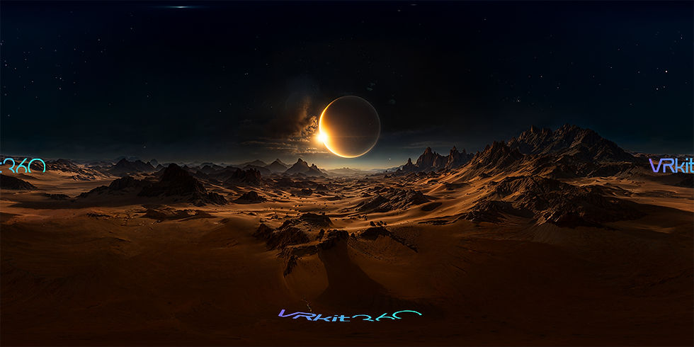 Alien Planet eclipse 8K VR