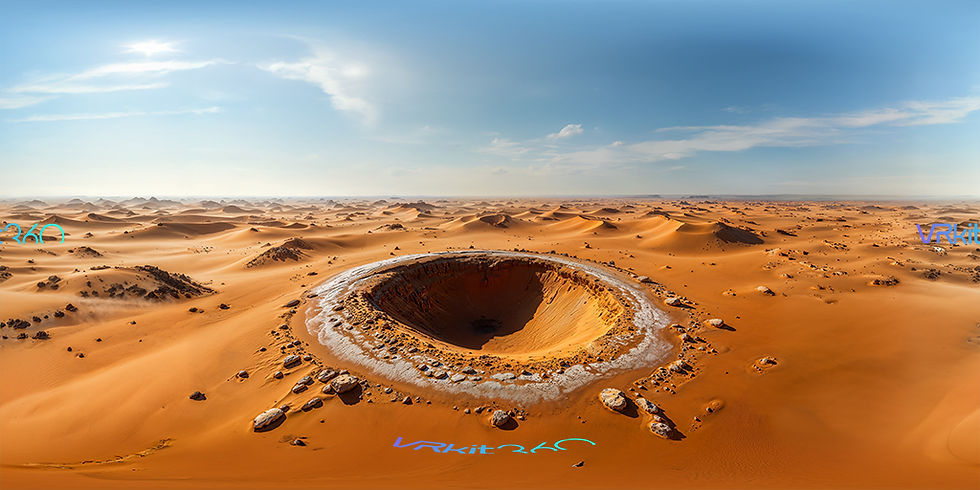 Asteroid crater v3 8K VR