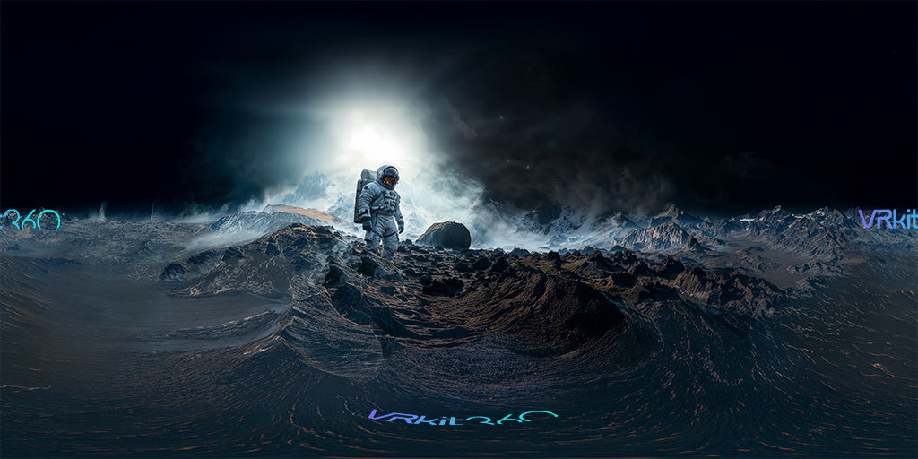 Astronaut on Asteroid v11 8K VR