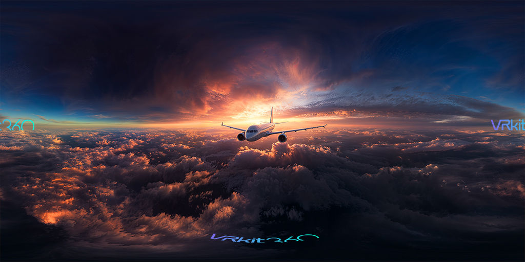Commercial airliner v2 8K VR