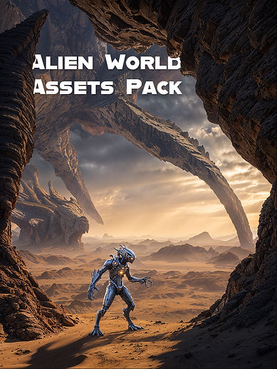 Alien world VR asset pack