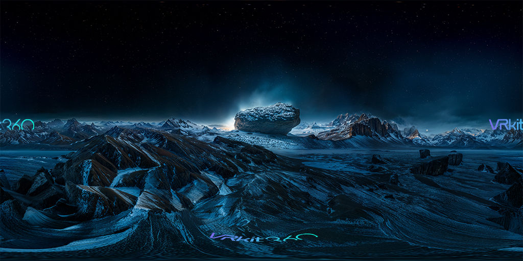 Asteroid surface 8K VR