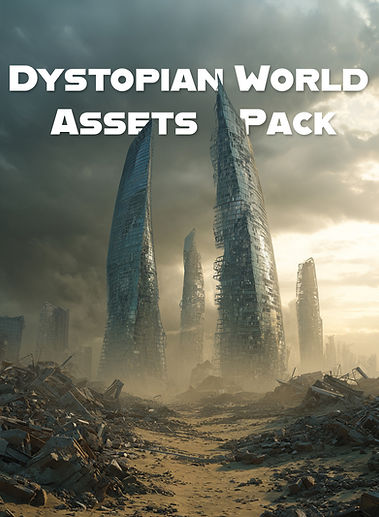 Dystopian world VR asset pack