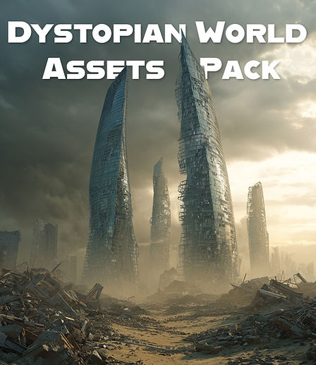 Dystopian world VR asset pack