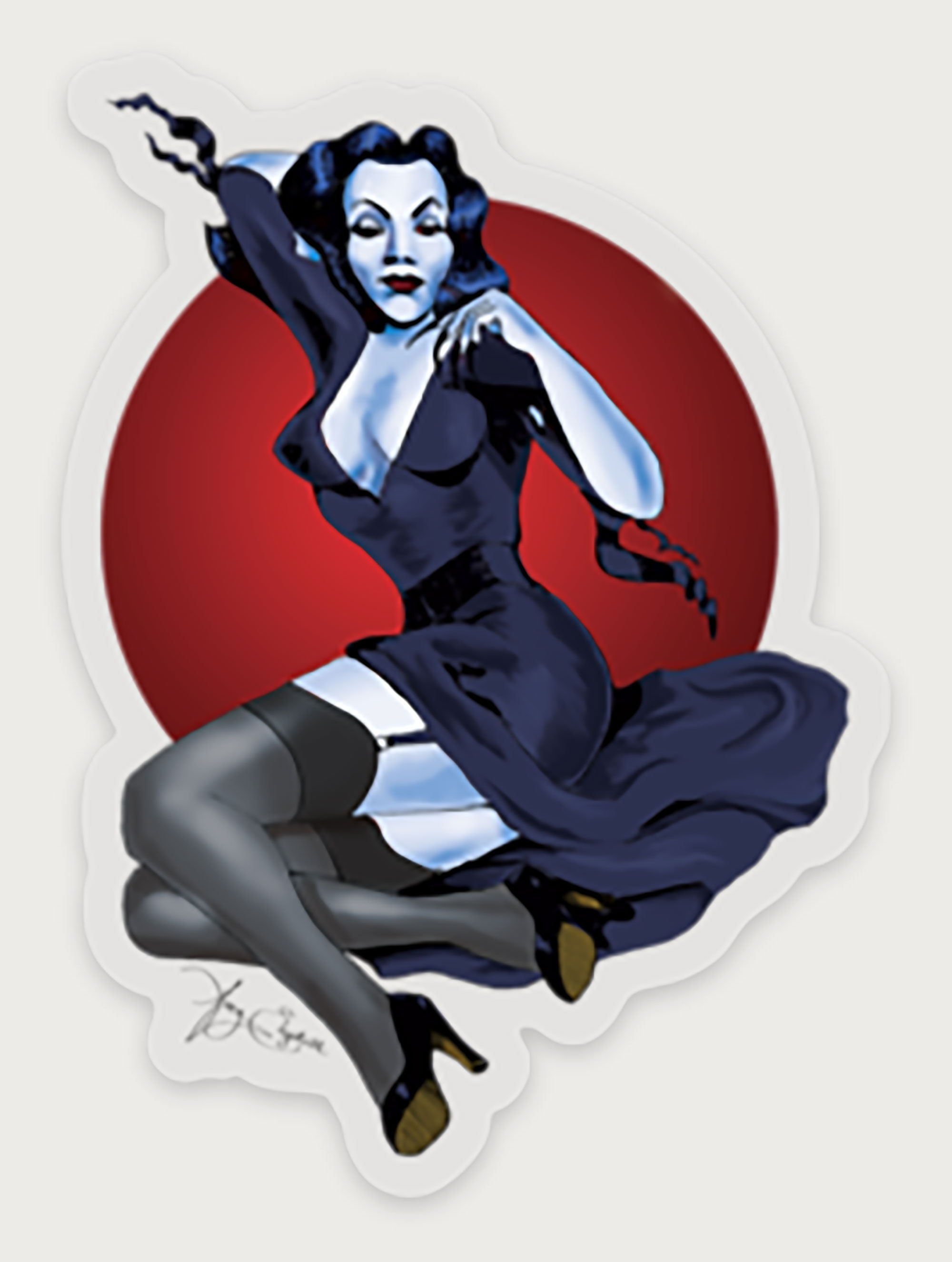 Vampira Sticker
