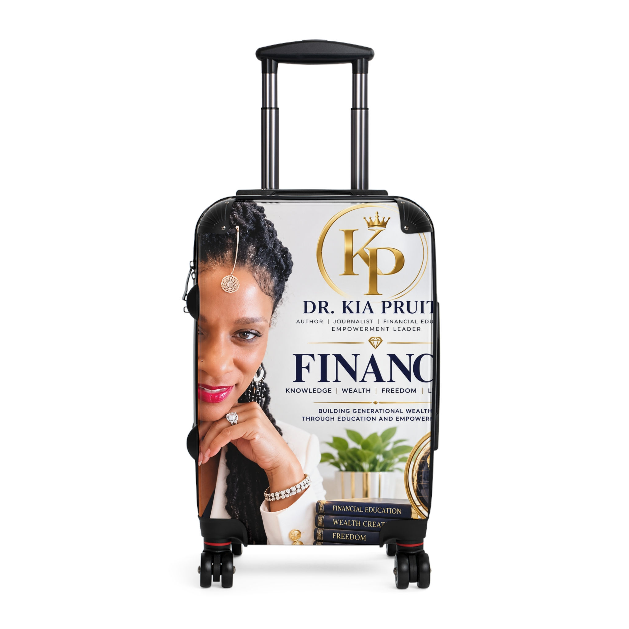 Dr. Kia Pruitt Financial Freedom Travel Suitcase
