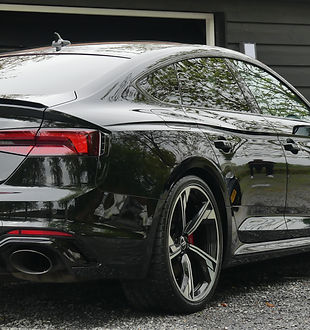 Gedetailde Audi RS5 B9 na polijstbehandeling