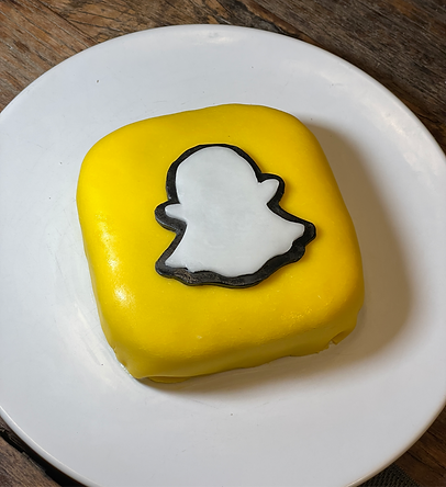 Gâteau Fantôme Snapchat