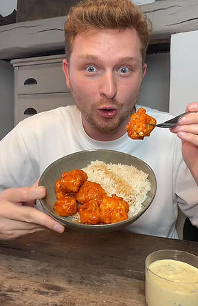 Wings de Chou-Fleur Glacées au Gochujang