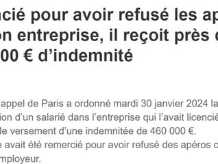 Licencié pour "absence d'appropriation de la valeur fun &pro" de l'entreprise