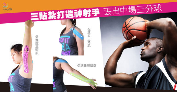 三貼紮打造神射手 丟出中場三分球