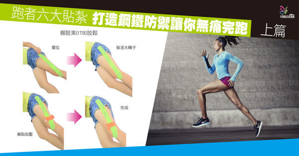 跑者六大貼紮 打造鋼鐵防禦讓你無痛完跑-上篇