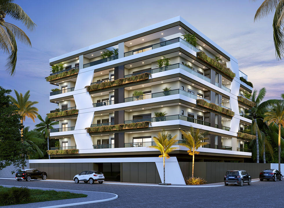 Fachada do empreendimento BRZ Malkan Residence