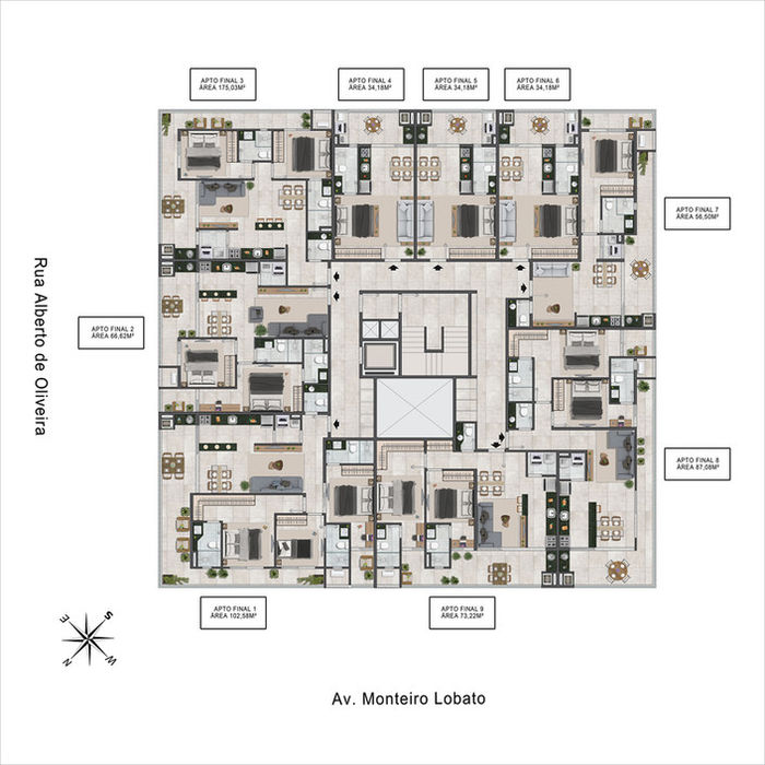 Zion - planta geral