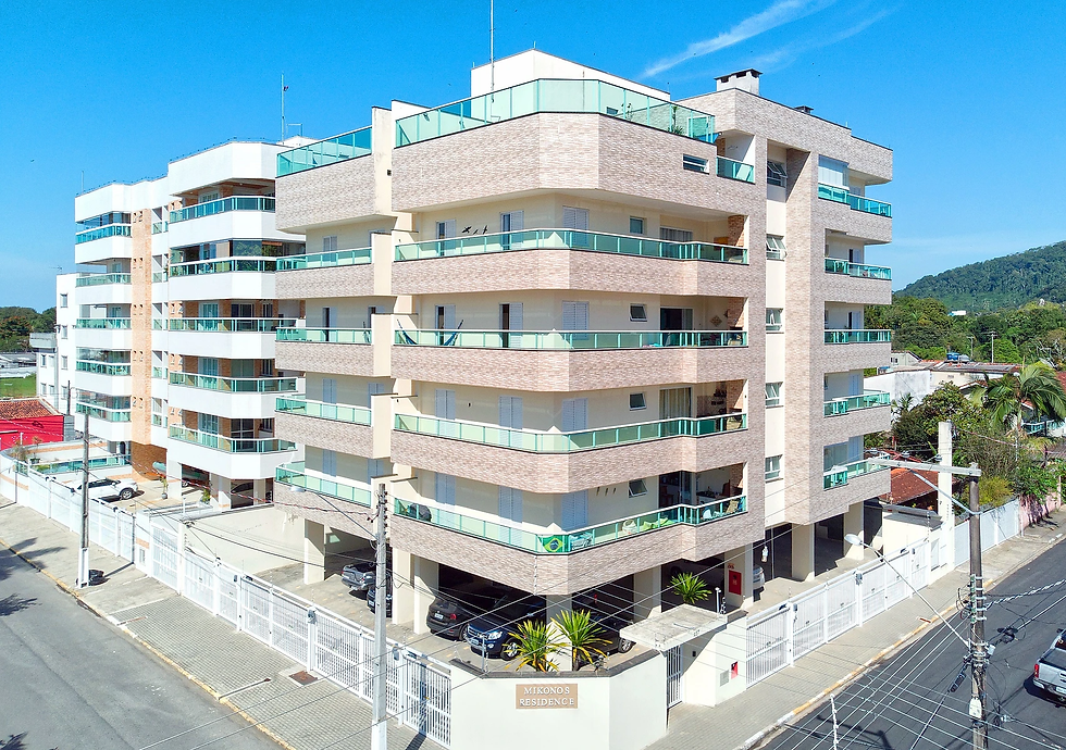 Foto fachada latera Mikonos Residence