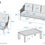 Thumbnail: KETTLER Malo Lounge Set with Coffee Table