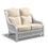 Thumbnail: Daro - Heathfield Lounging Sofa - Grey
