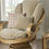 Thumbnail: Daro - Heathfield Swivel Rocker Chair- Natural Wash