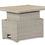 Thumbnail: KETTLER Palma Mini Corner White Wash with High/Low Aluminium Top Table