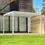 Thumbnail: Royce Cube Beige Aluminium Pergola - 4m x 3m - LED strip lights.