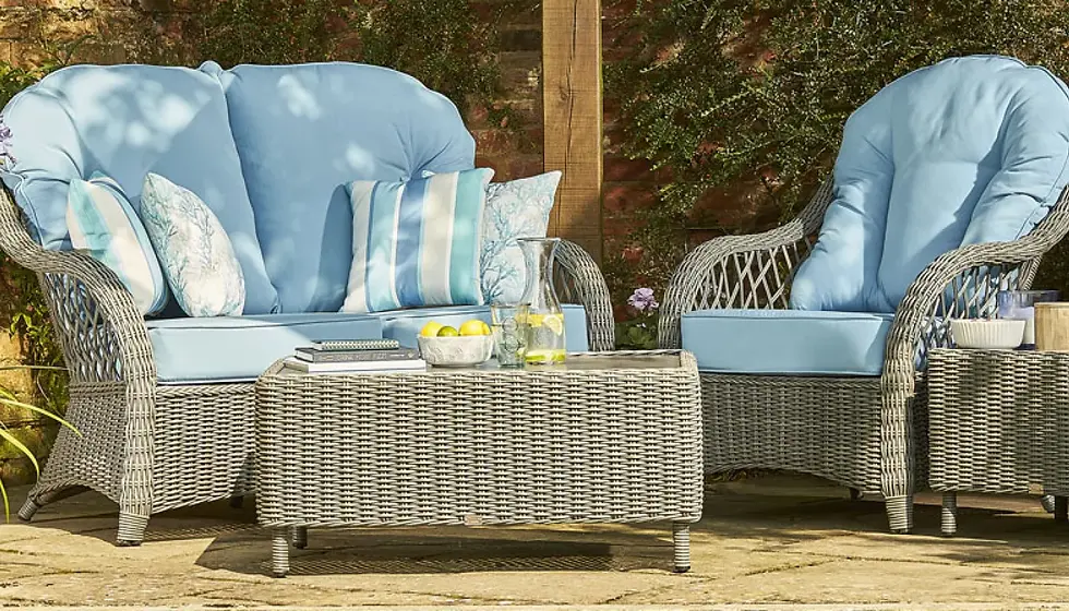 Thumbnail: Daro - Stowe - Lounging Sofa Set - Vintage Lace - EX-DISPLAY OFFER