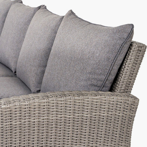 Thumbnail: Venice Corner Set (LLS) in Slate Grey with Adjustable Ceramic Table T