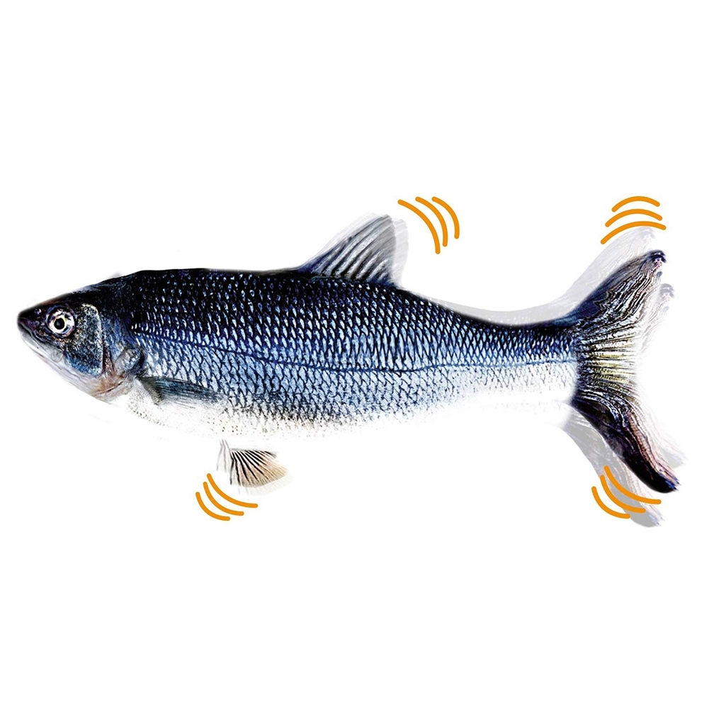 Peixe Interativo Elétrico para Pets com Movimento Realista – Recarregável USB