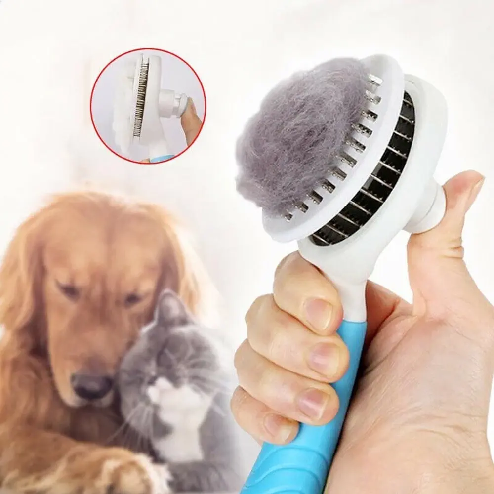 Escova Automática Removedora de Pelos para Pets – Limpeza Fácil e Rápida