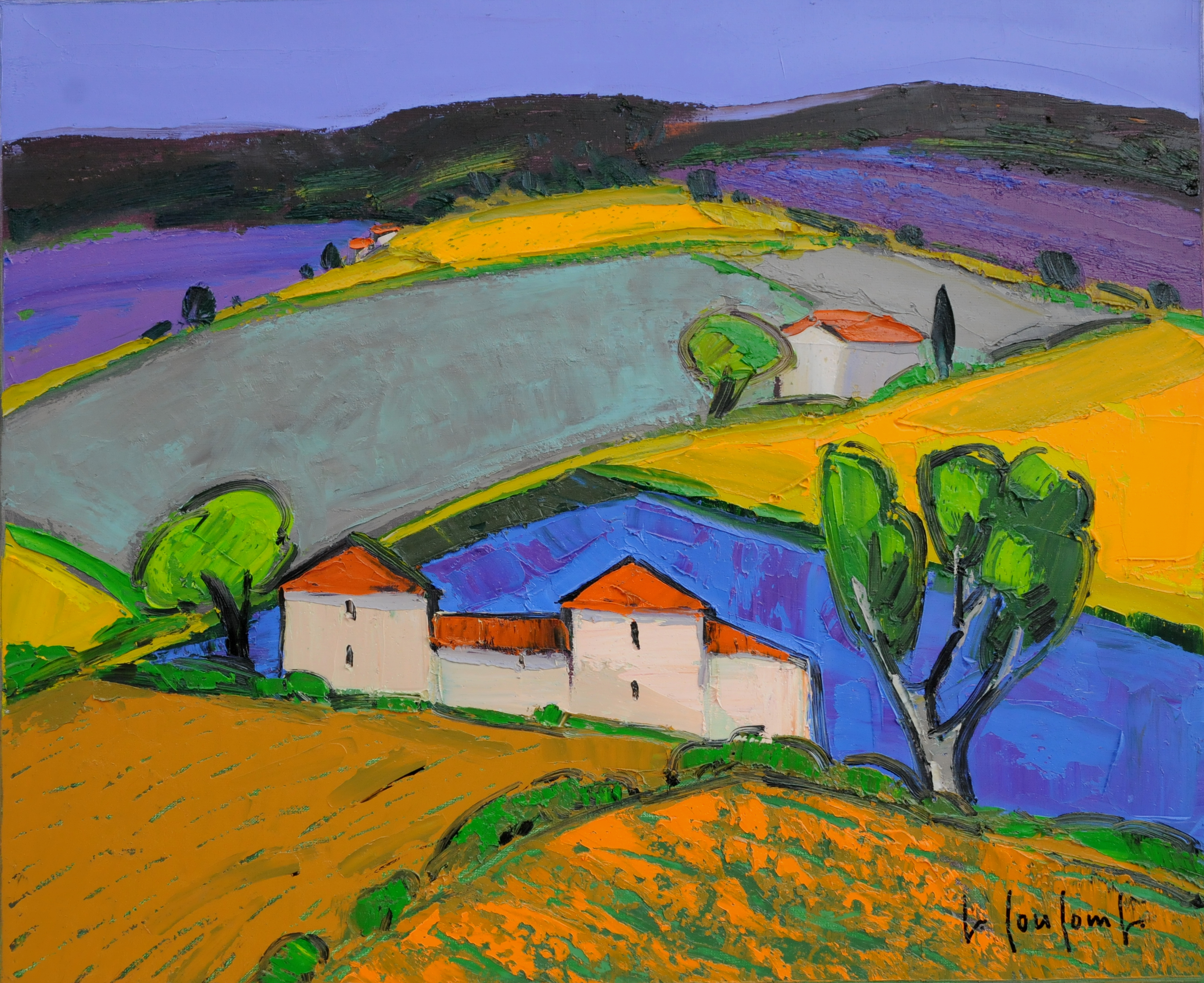 FERME AUX DEUX TOURS 60X73