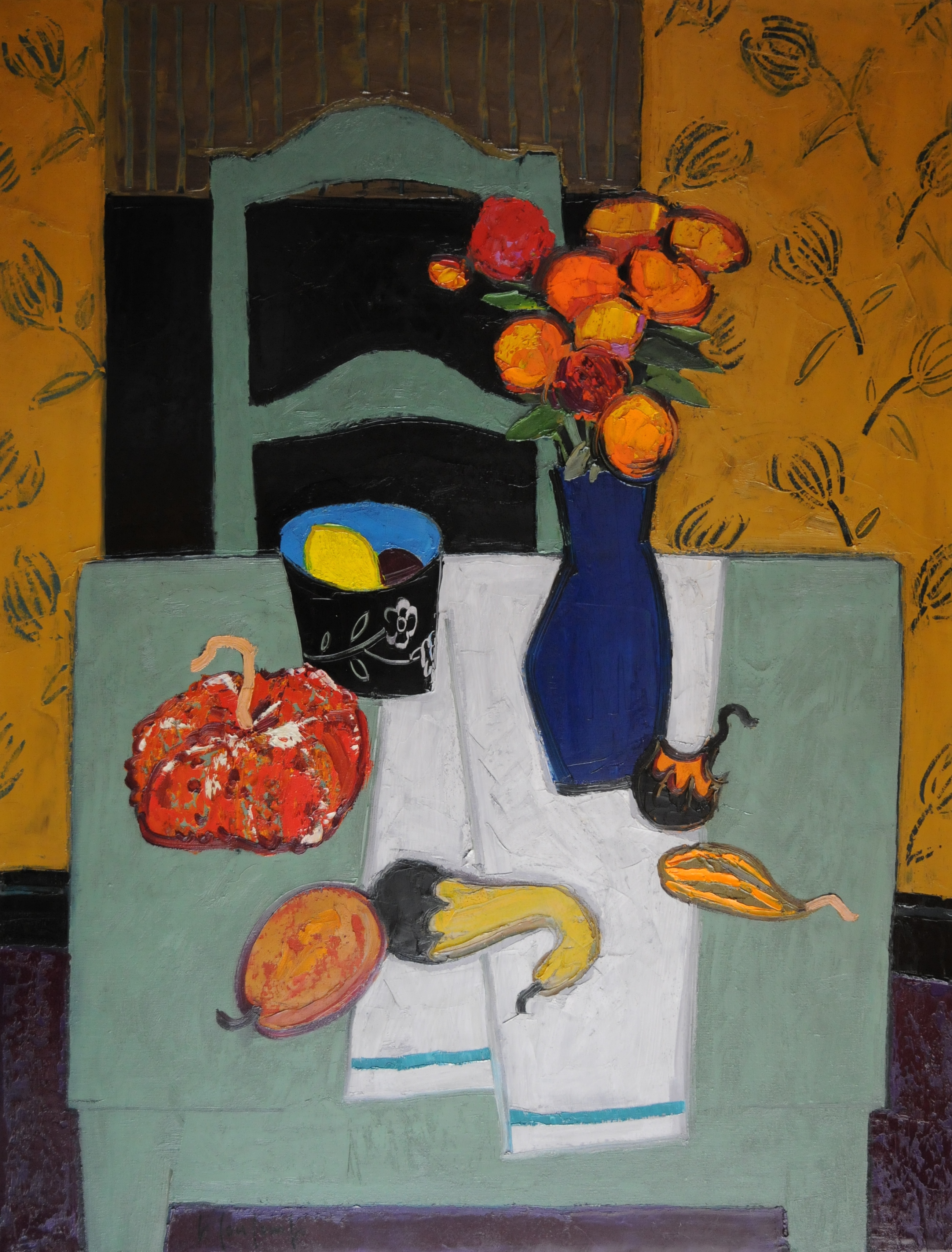 2017 COLOQUINTES ET FLEURS 50F 116X89