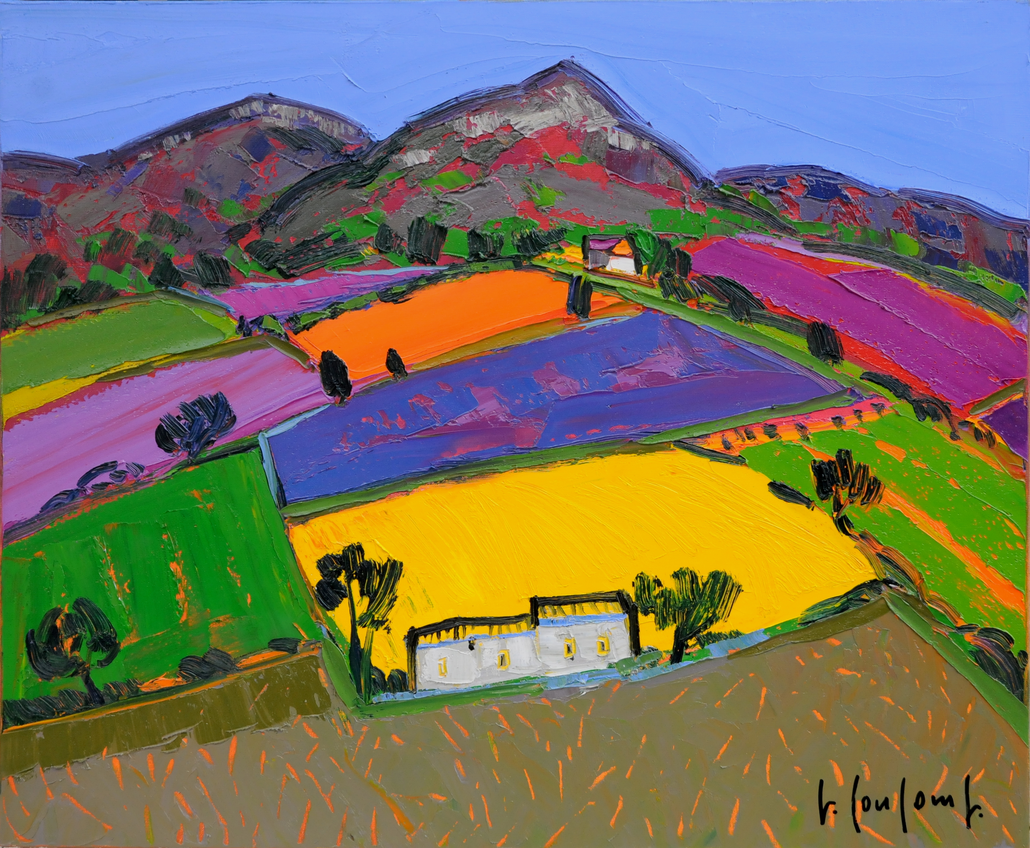 CAMPAGNE LUMINEUSE 60X73