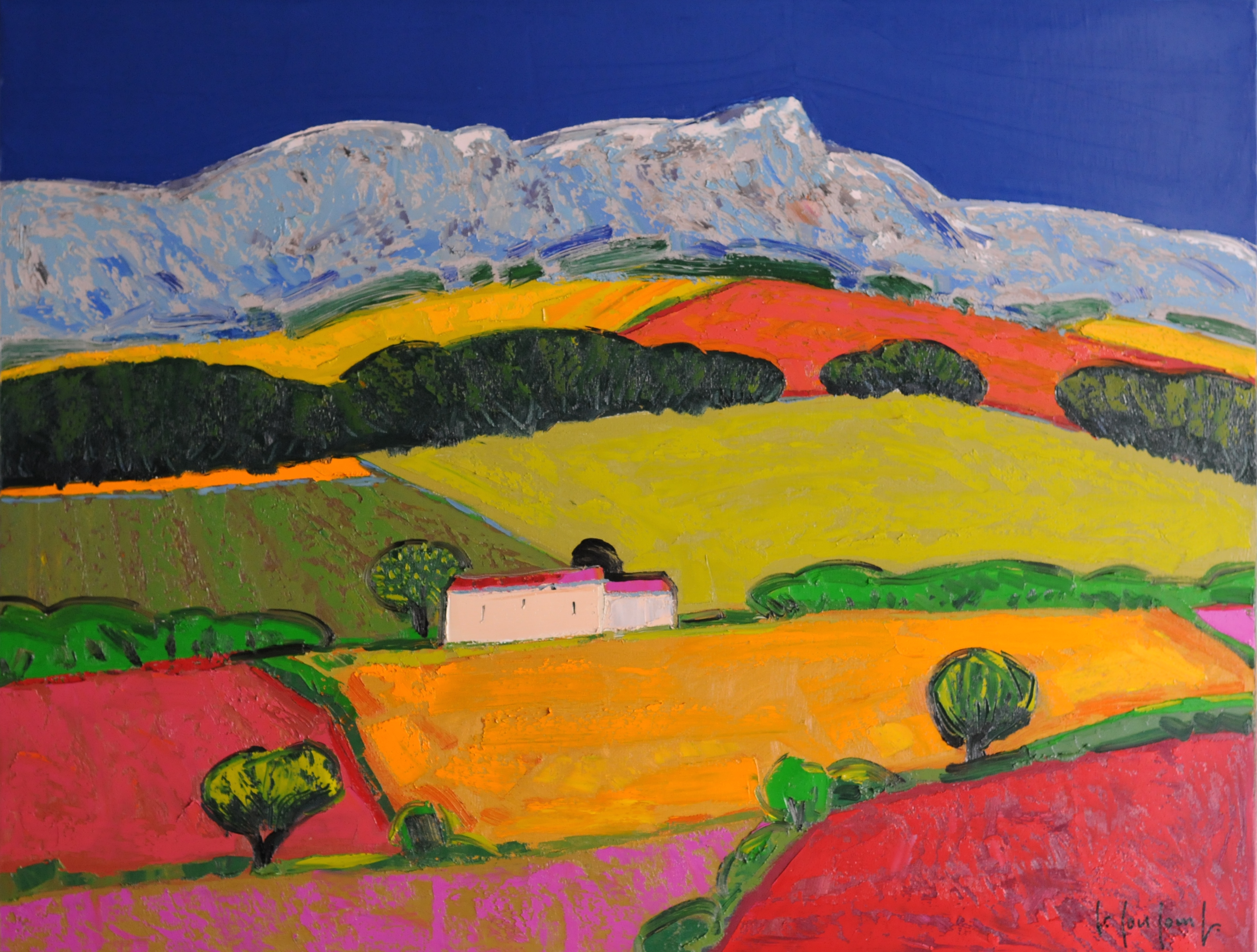 CHAMPS DANS LES ALPILLES 89X116