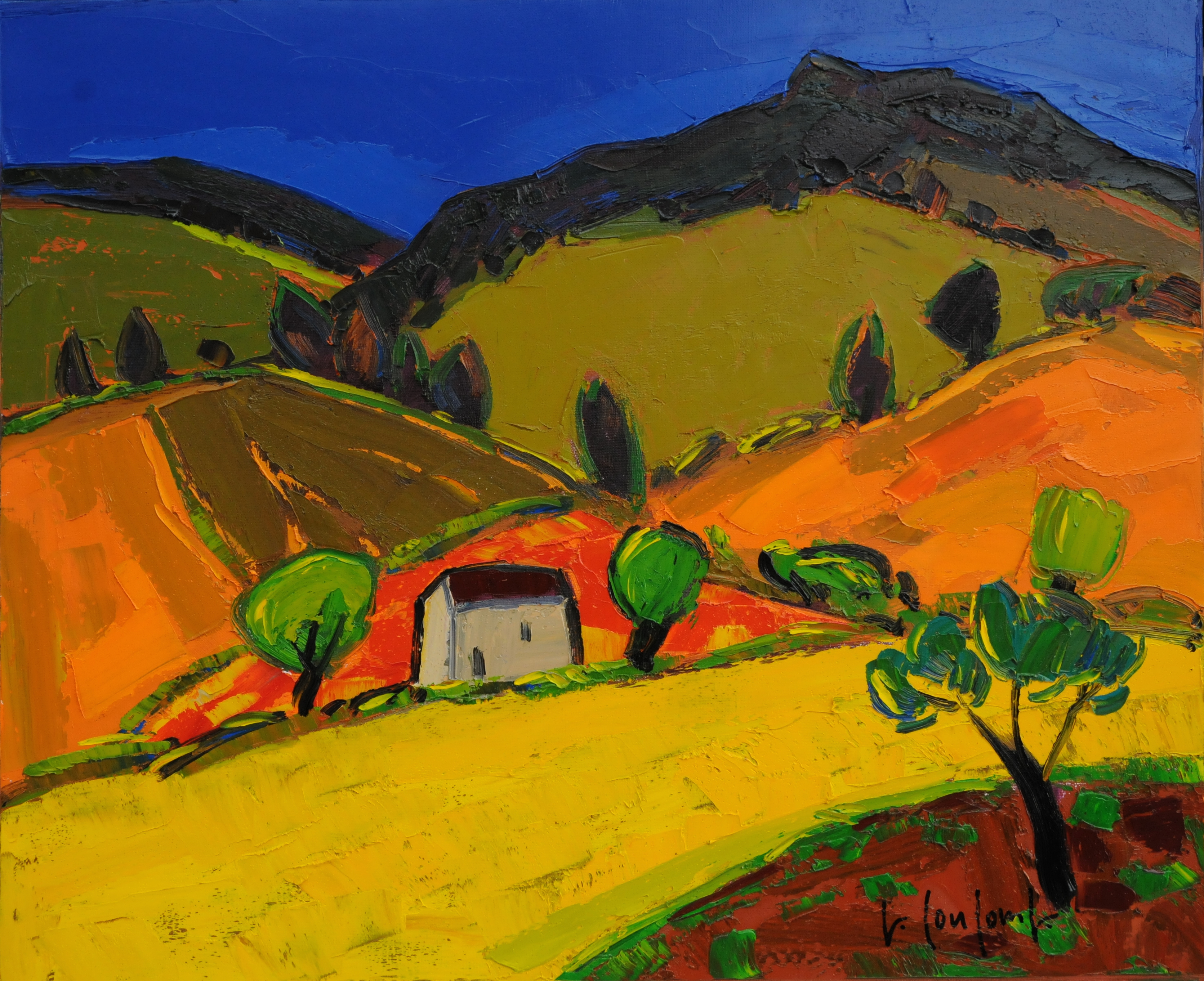 FLORAISON DE JUILLET 60X73