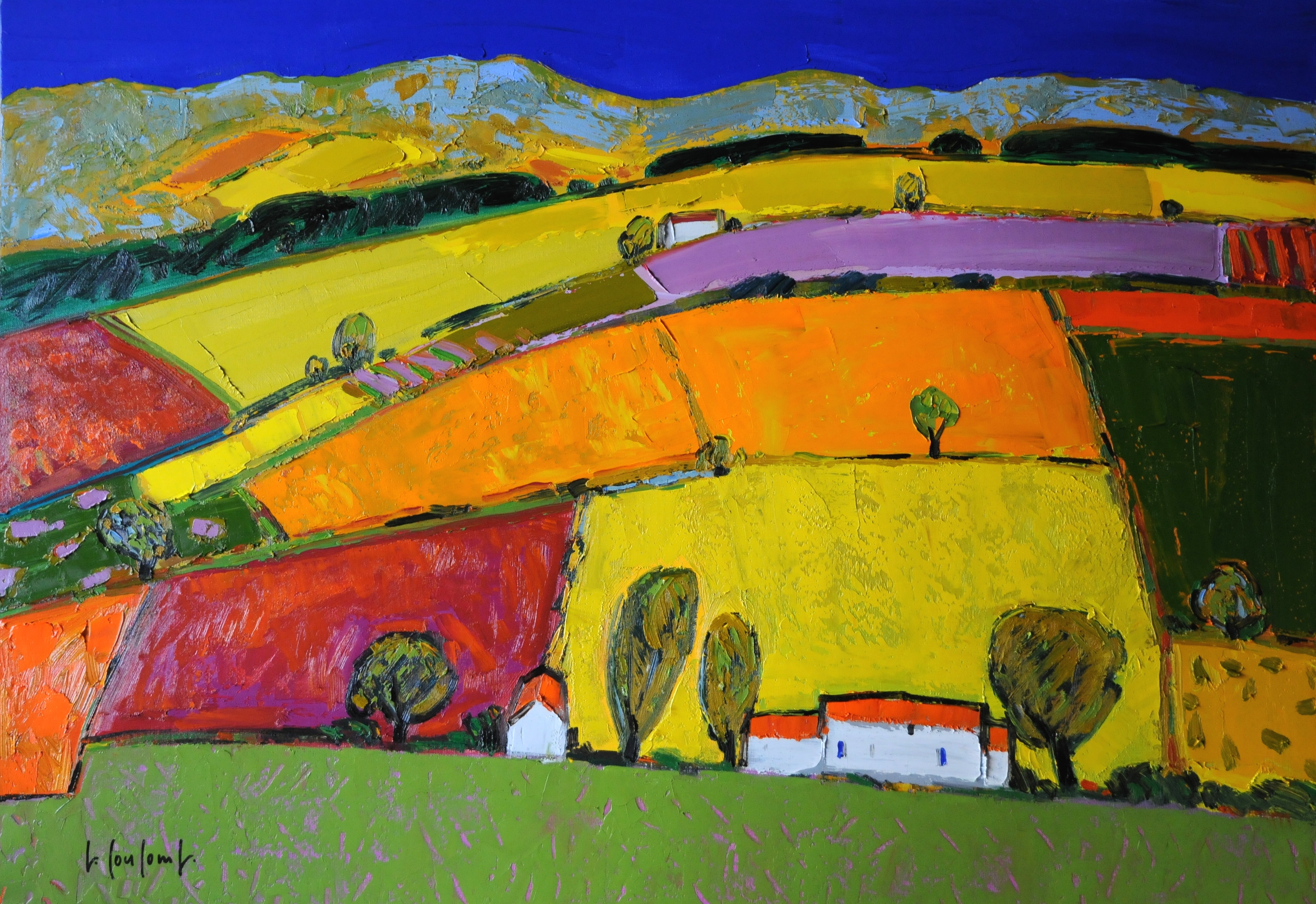 PATCHWORK AUX TROIS MAS 81X116