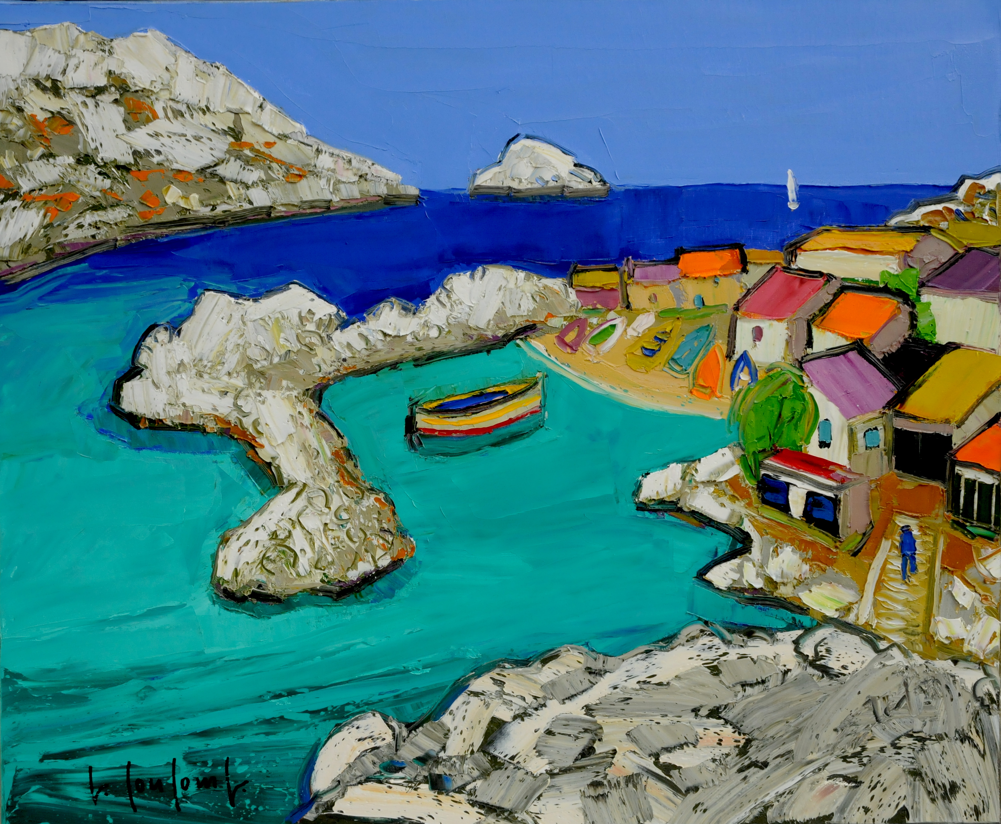 CALANQUE DE SAMENA (MARSEILLE) 60X73