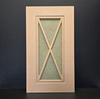 Moulded kitchen door