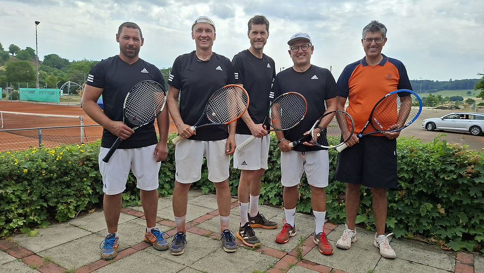 Thomas Geiger, Ralf Fahrig, Achim Manzke, Oliver Dömel und Markus Deuter (v. l. n. r.)